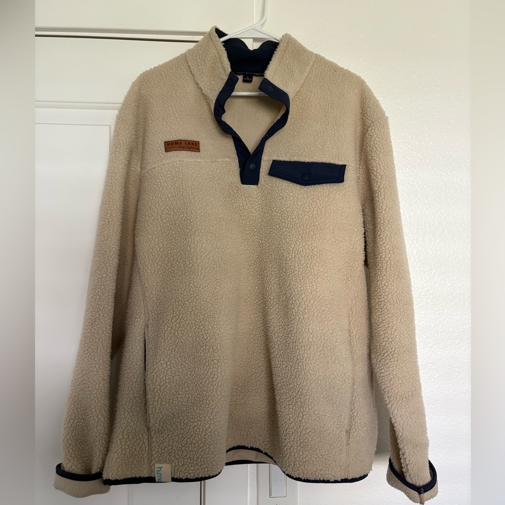 Port Authority Tan and Navy Jacket